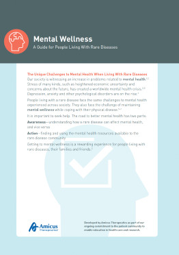 Mental Health Brochure Icon